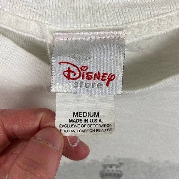 Vintage Disney Store 1990s TShirt Fun Seeker Micky Pluto Goofy Donald Duck Tee - Picture 6 of 9